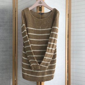 Vince Cotton Loose Knit Striped
